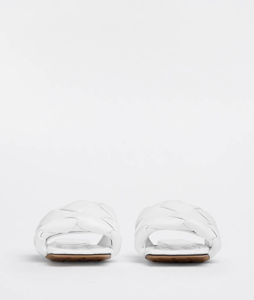 Women's Lido Flat Sandal in Optic white Product Image
