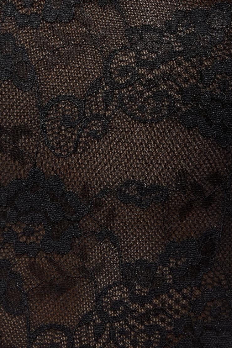 Halter Plunge Lace Top Product Image