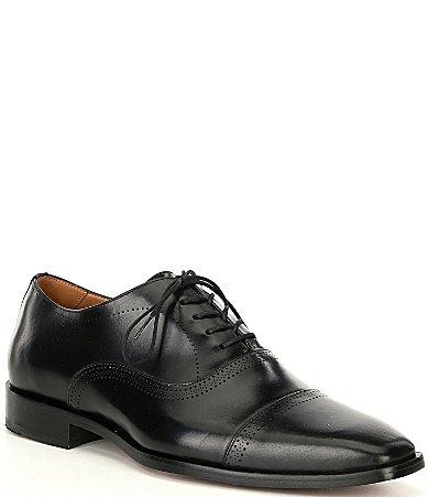 Flag LTD. Mens Noble Leather Brogue Detail Cap Toe Dress Shoes Product Image