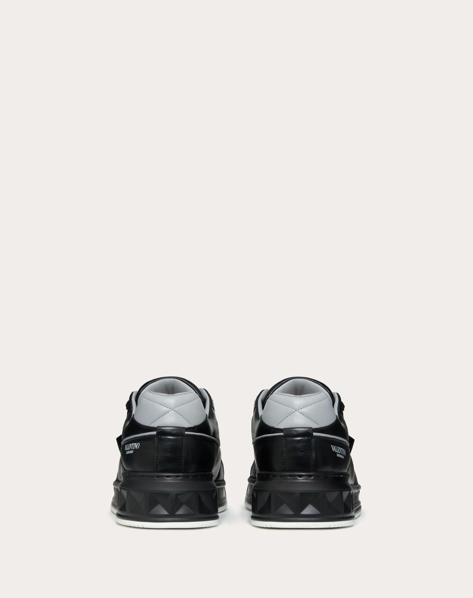 One Stud Low-Top Nappa Sneaker  Product Image