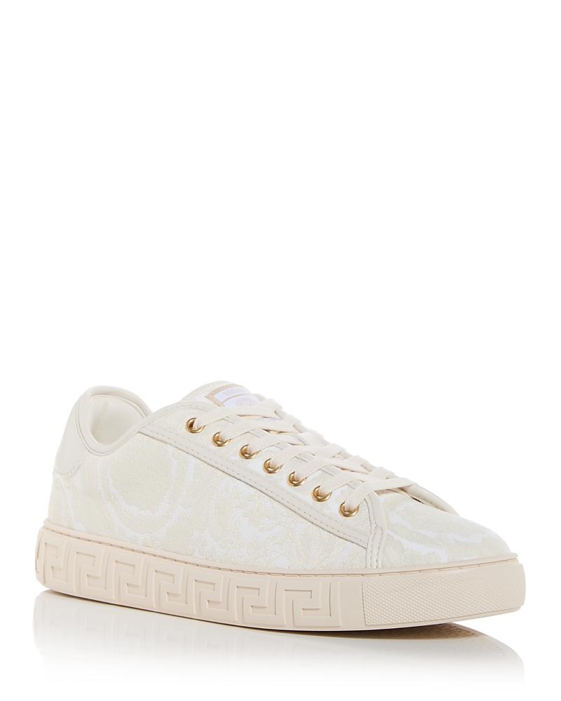 Men's La Greca Baroque Canvas Low-Top Sneakers Product Image