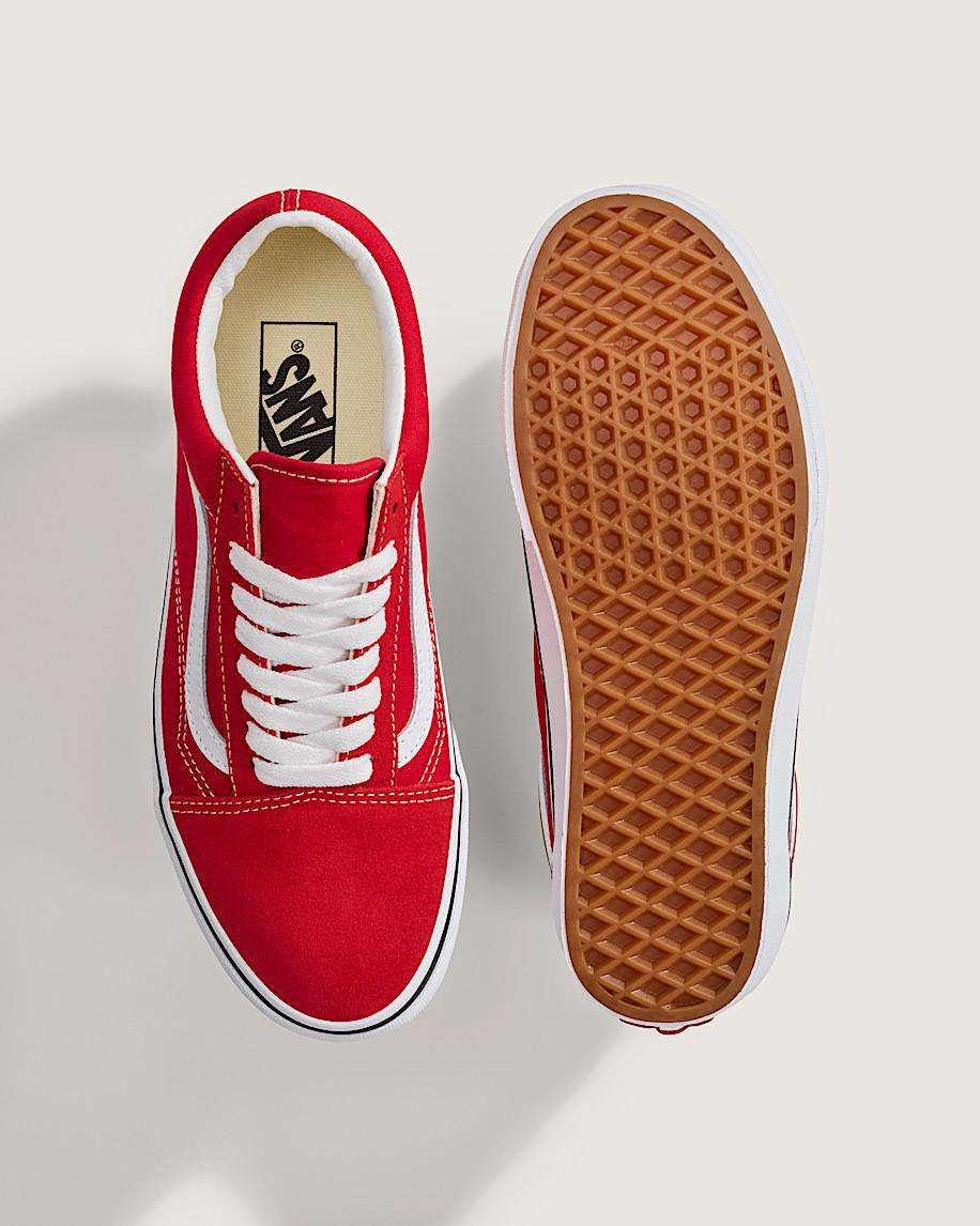 Vans | Old Skool Racing Red/True White Shoe Product Image