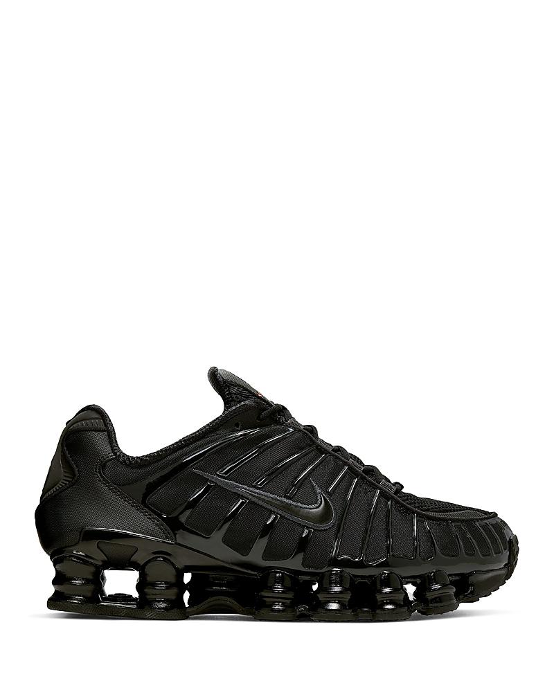 Nike Mens Nike Shox TL - Mens Shoes Black/Black/Orange Product Image