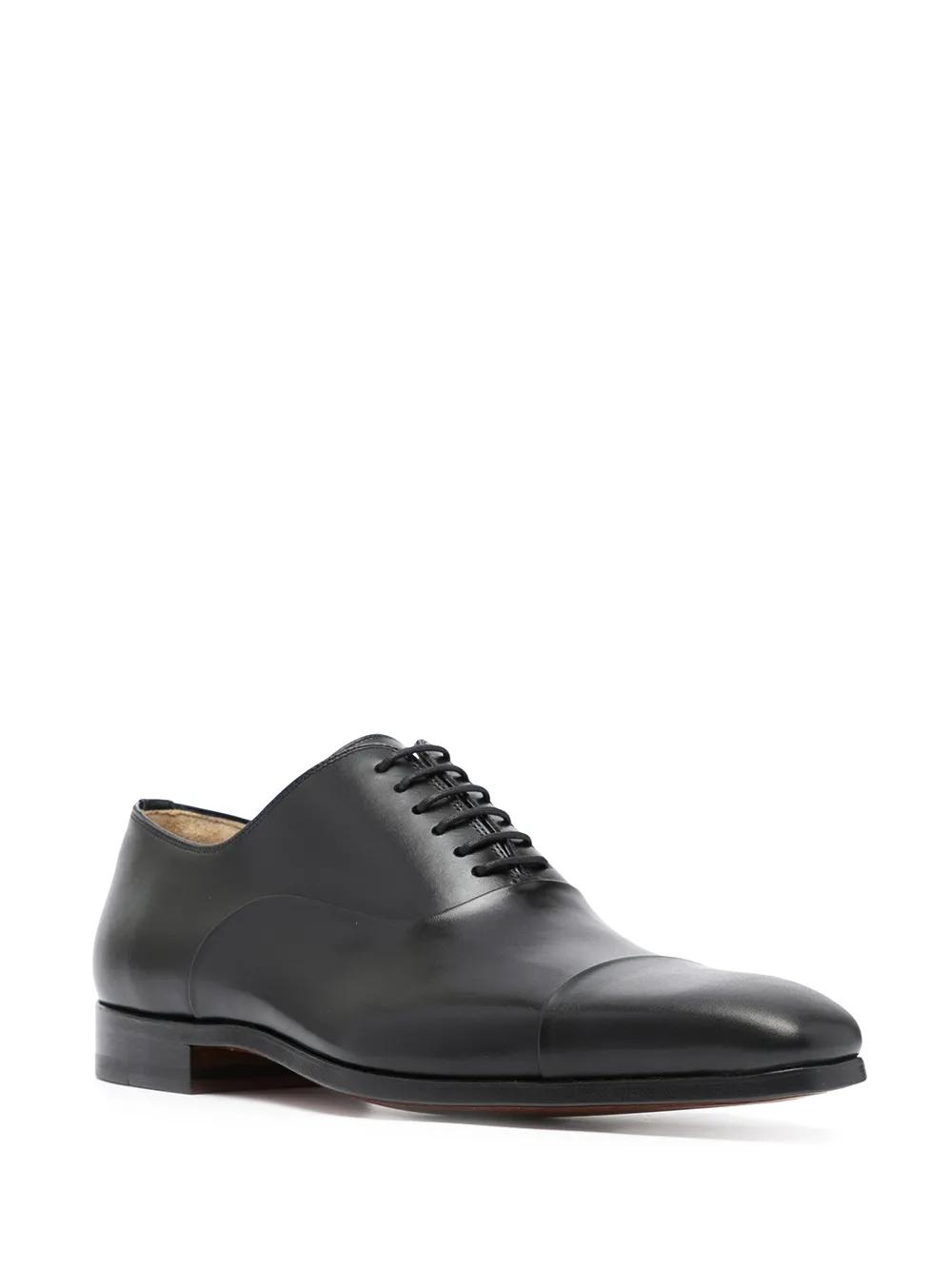 Negro leather Oxford shoes Product Image