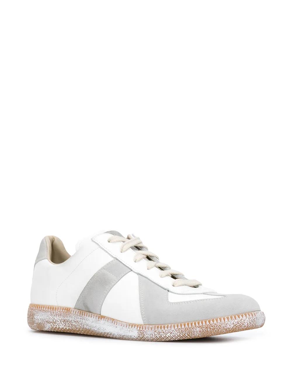 Replica low-top leather sneakers Product Image