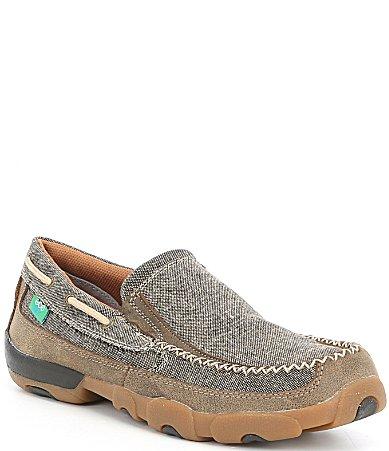 Twisted X Mens ECO Driving Moc-Toe Slip On Sneakers Product Image