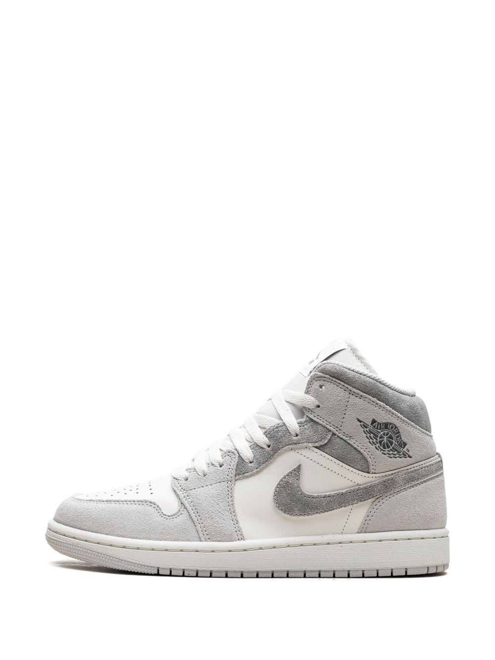 Jordan 1 Mid "Neutral Grey Sail" sneakers Product Image