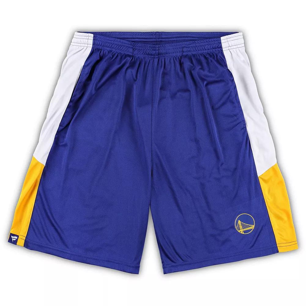 Men's Fanatics Branded Royal Golden State Warriors Big & Tall Champion Rush Practice Shorts,  Product Image
