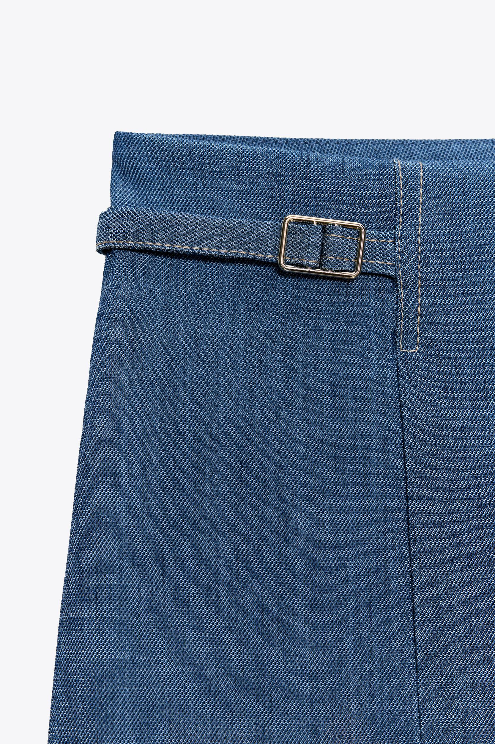 WIDE LEG PANTS WITH LOOPS Product Image