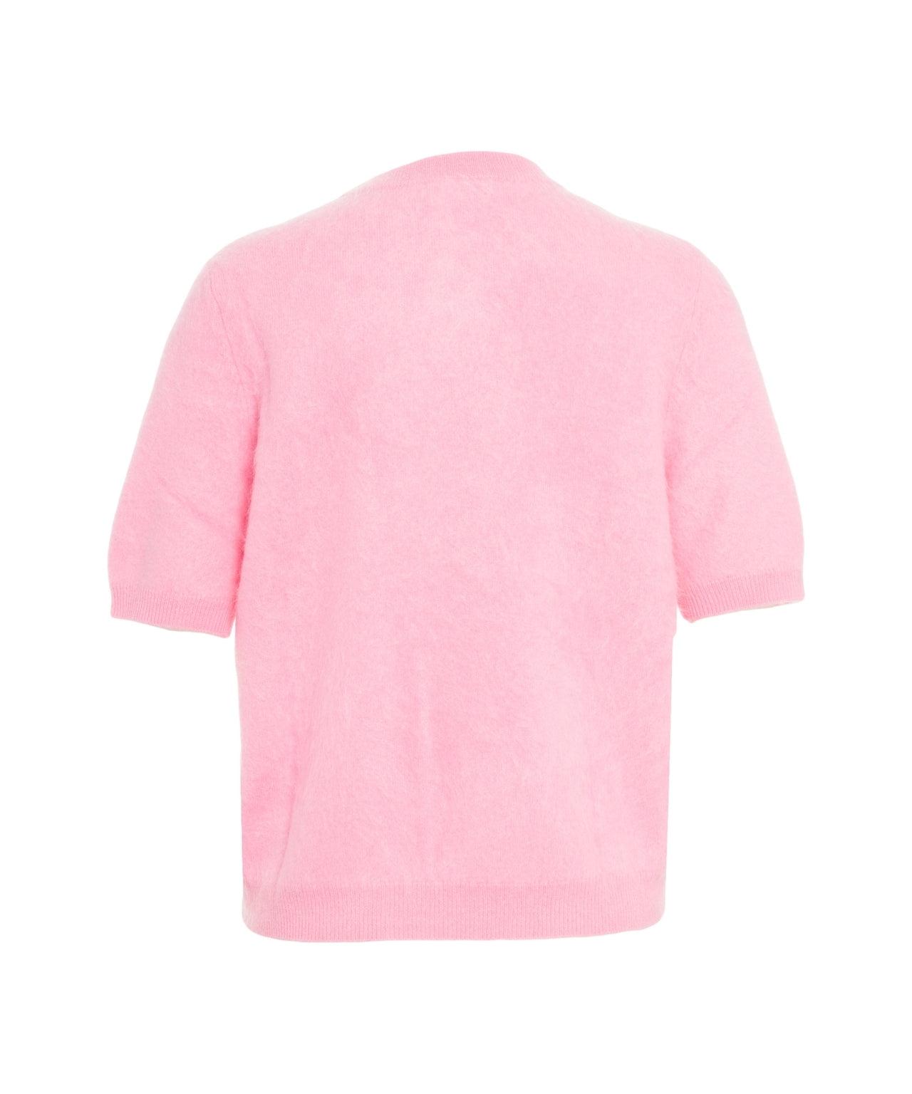 Brushed cashmere t-shirt Product Image