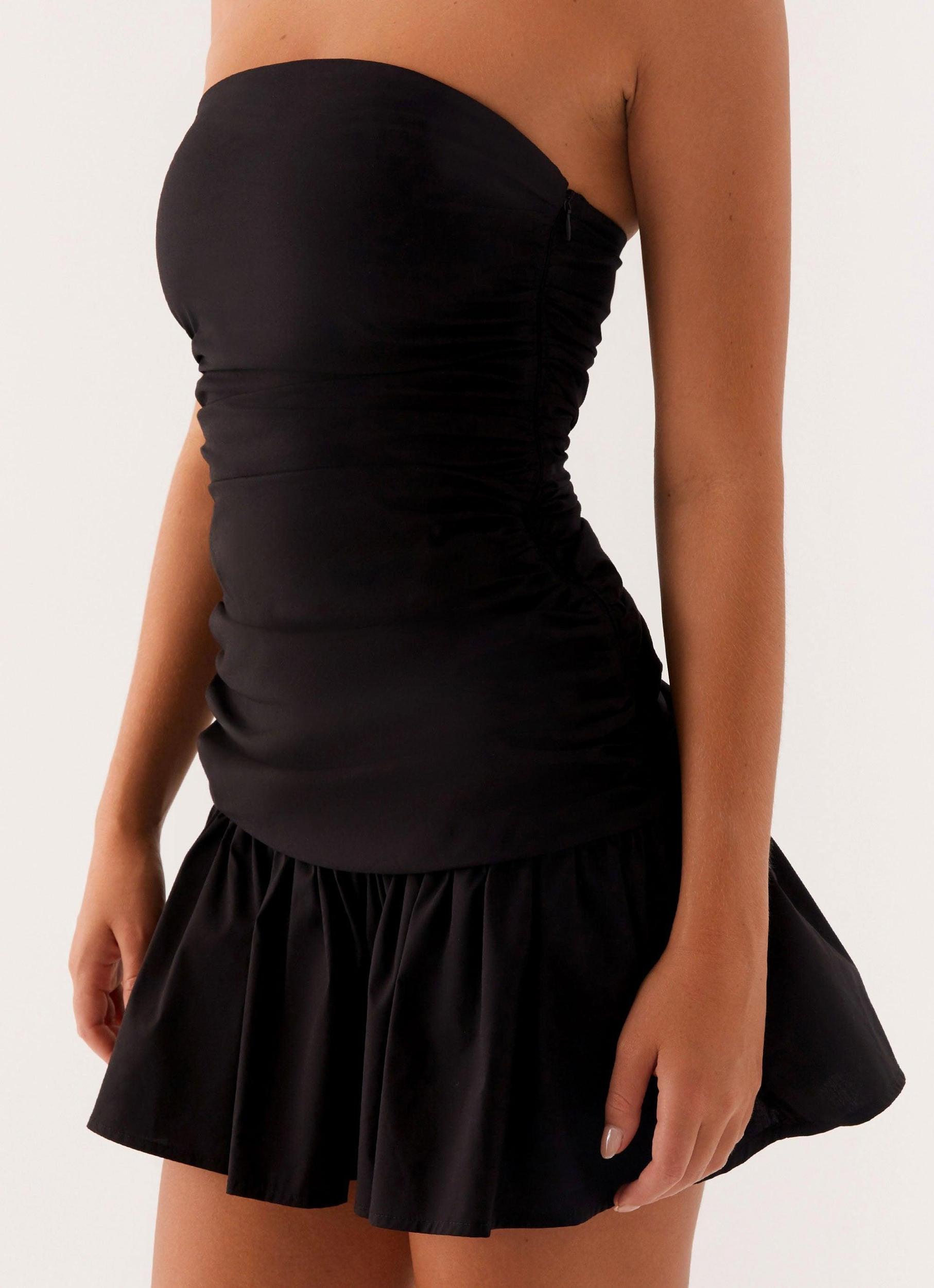 Carmel Mini Dress - Black Product Image
