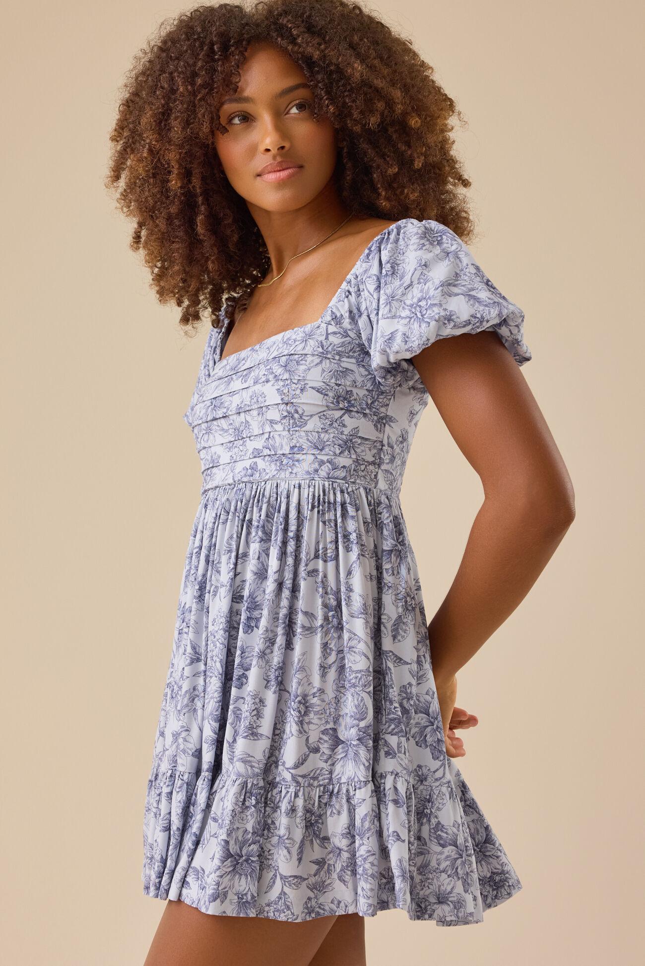 Collie Floral Mini Dress Product Image