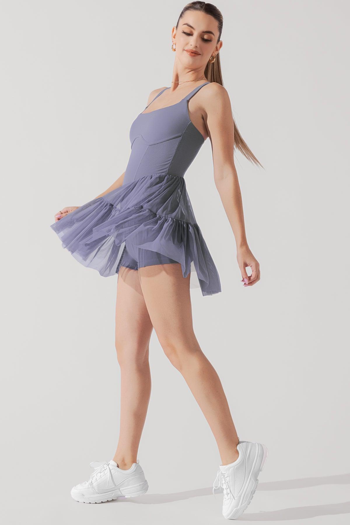 Corset Pirouette Dress - Blue Mist Product Image