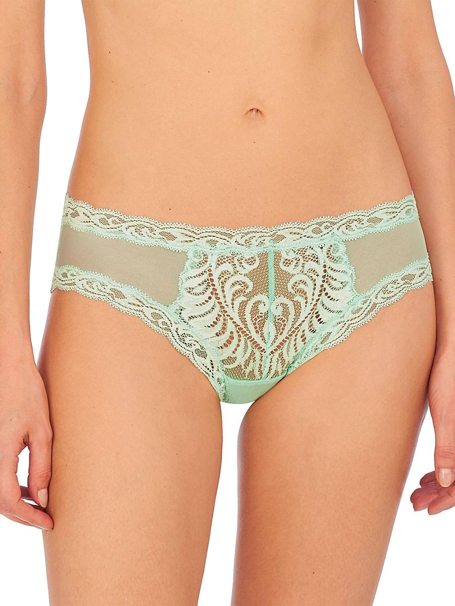 Womens Feathers Lace Hipster Product Image