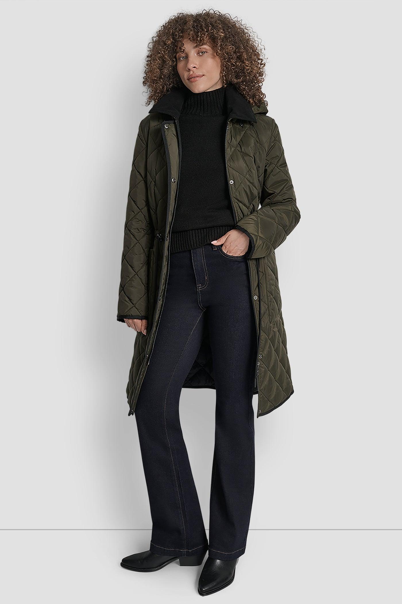 LONG QUILTED COAT Product Image