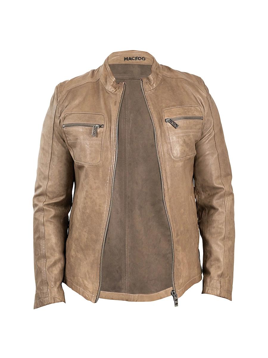 Mens Leather Jacket Product Image