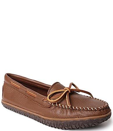 Minnetonka Womens Deerskin Tread Moccasins Product Image