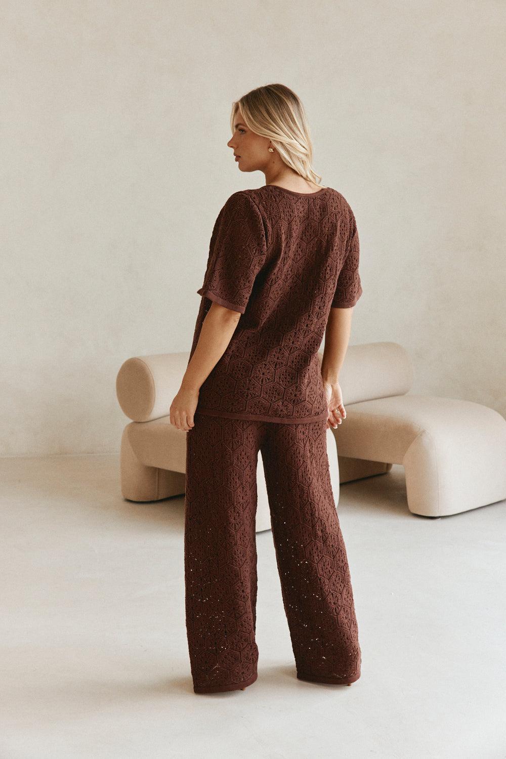 Umiko Top - Brown Product Image