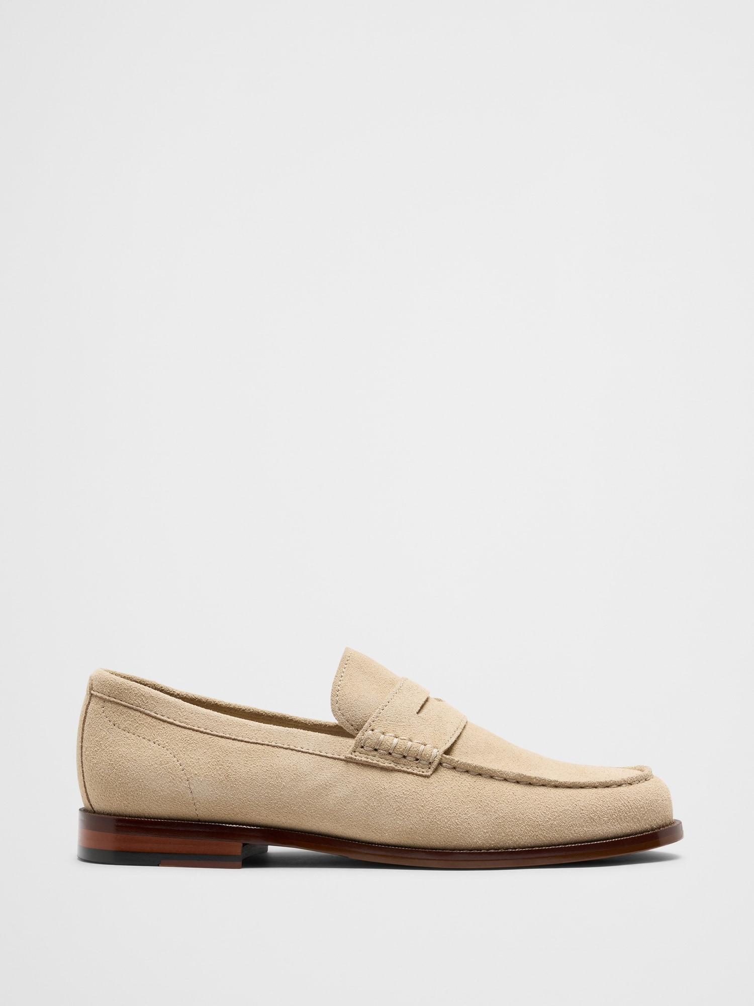 Classic Suede Penny Loafer Product Image