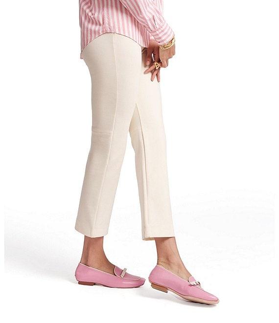 FRANCES VALENTINE Wonder Flat Front Cropped Pull-On Pants Product Image