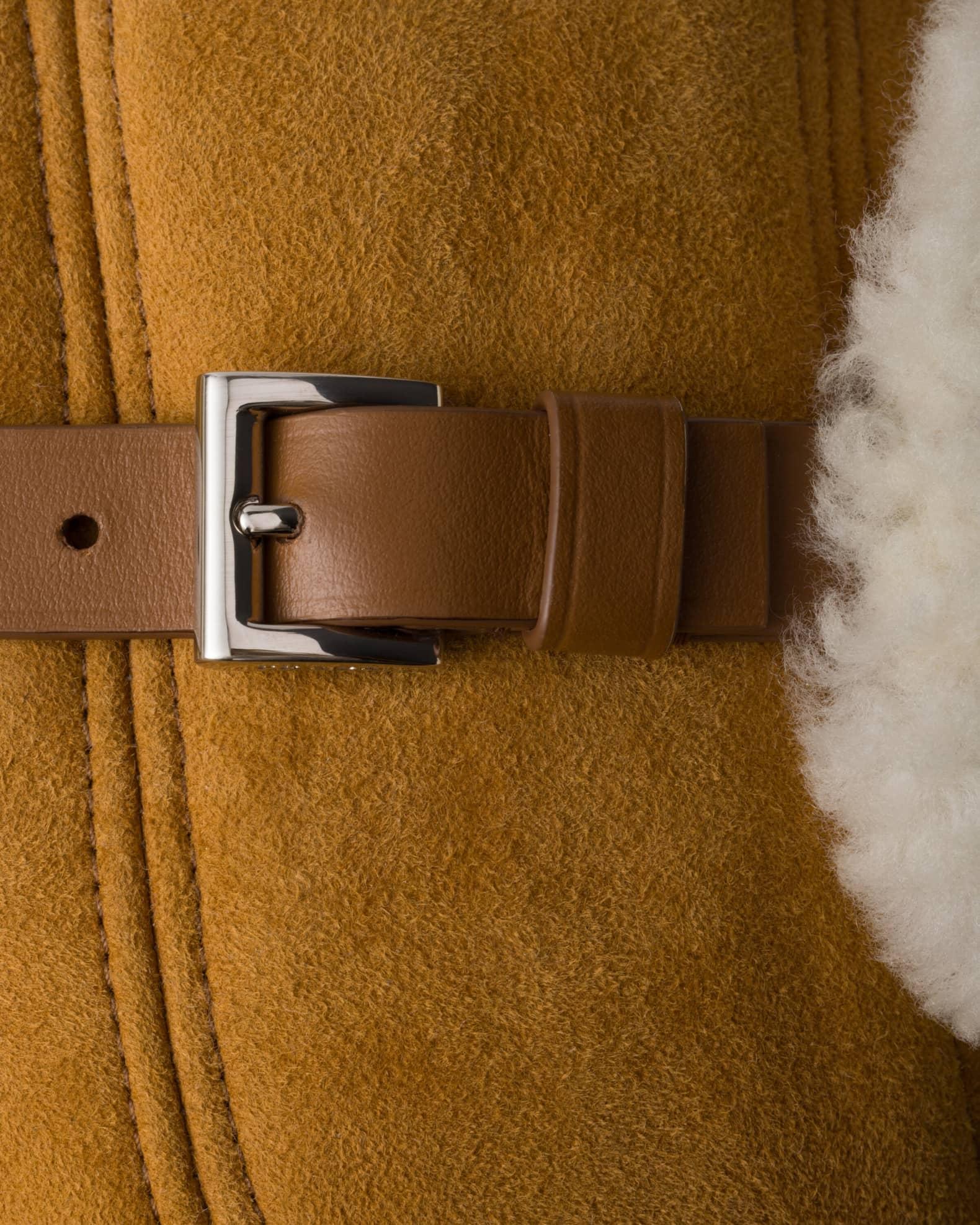 Men's Lamb Shearling Trapper Hat Product Image