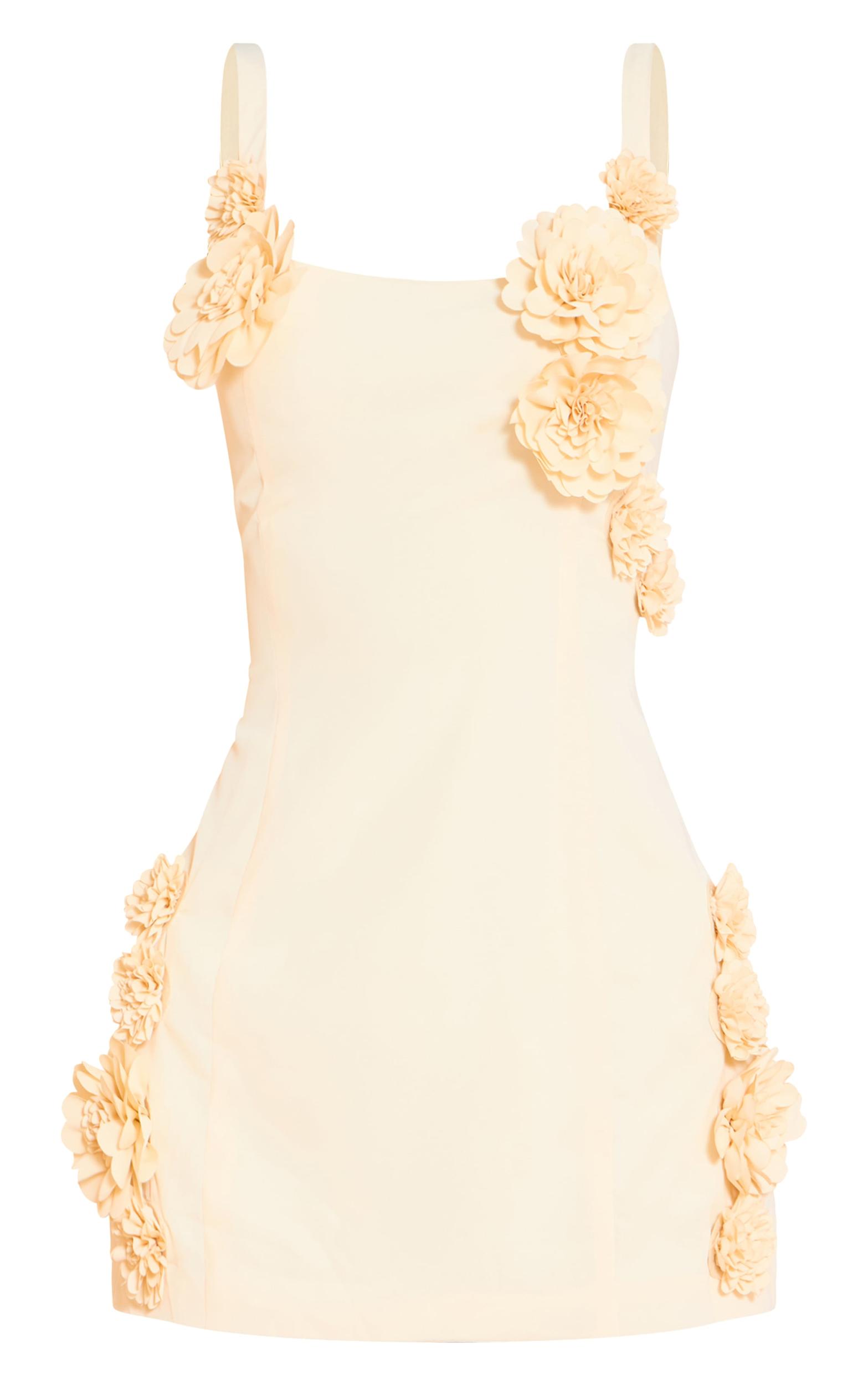  Lemon Floral Detail Shift Dress Product Image