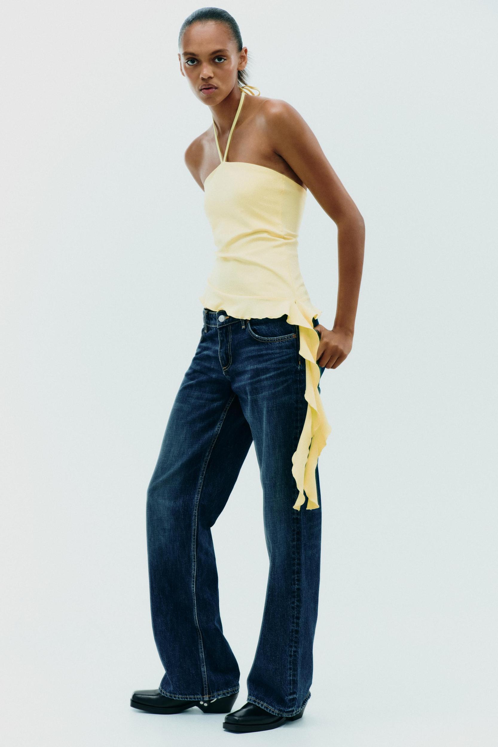 RUFFLED TEXTURED TOP Product Image