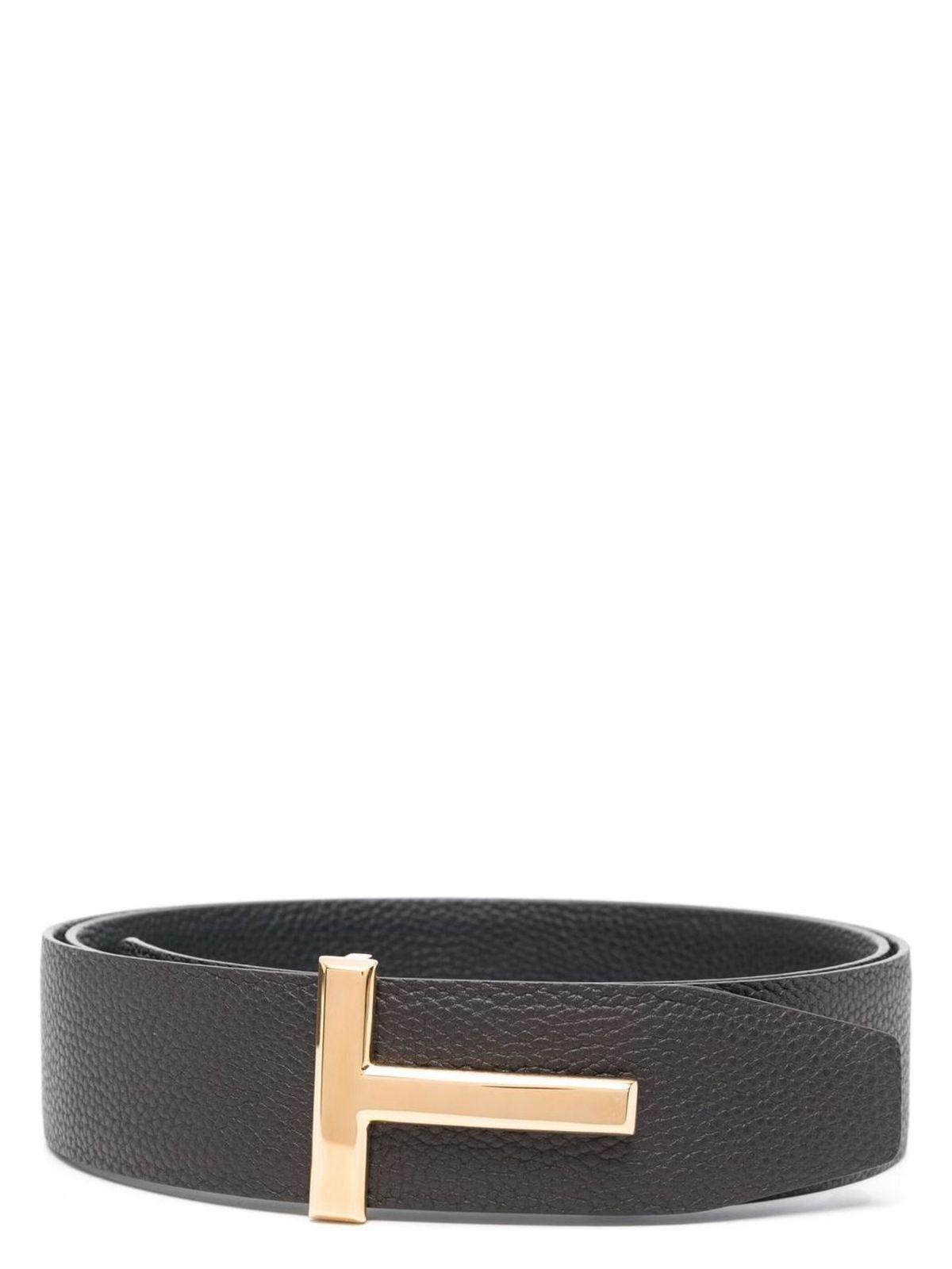 TOM FORD Brown Leather Belt Product Image