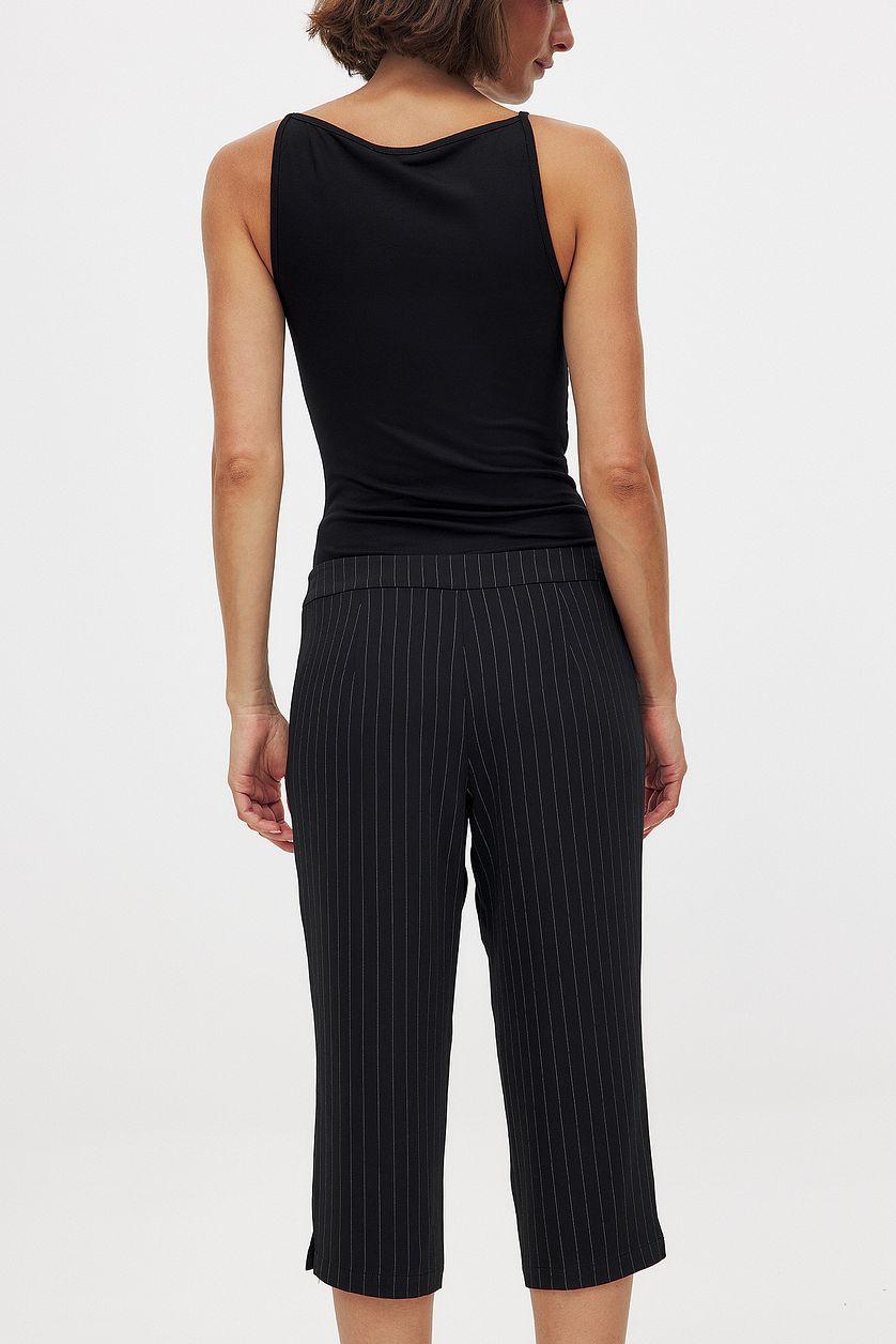 Low Waist Capri Pants Product Image