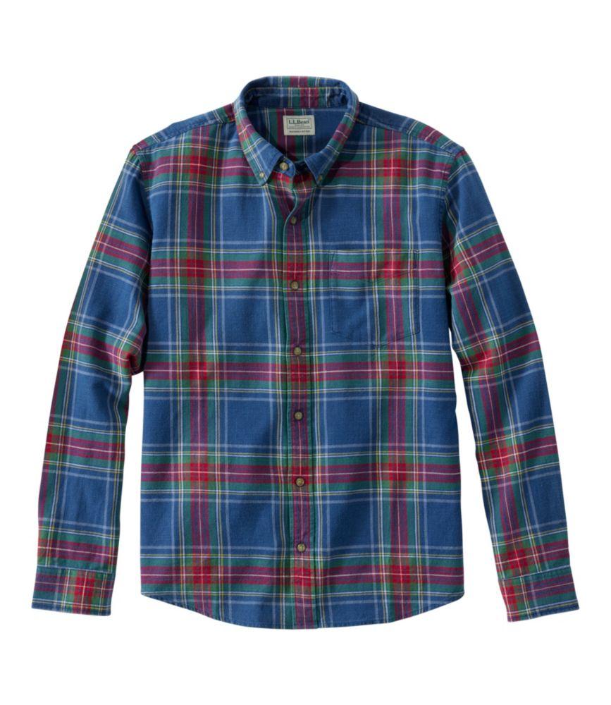 Men's Sunwashed Twill Shirt, Slightly Fitted Untucked Fit Product Image