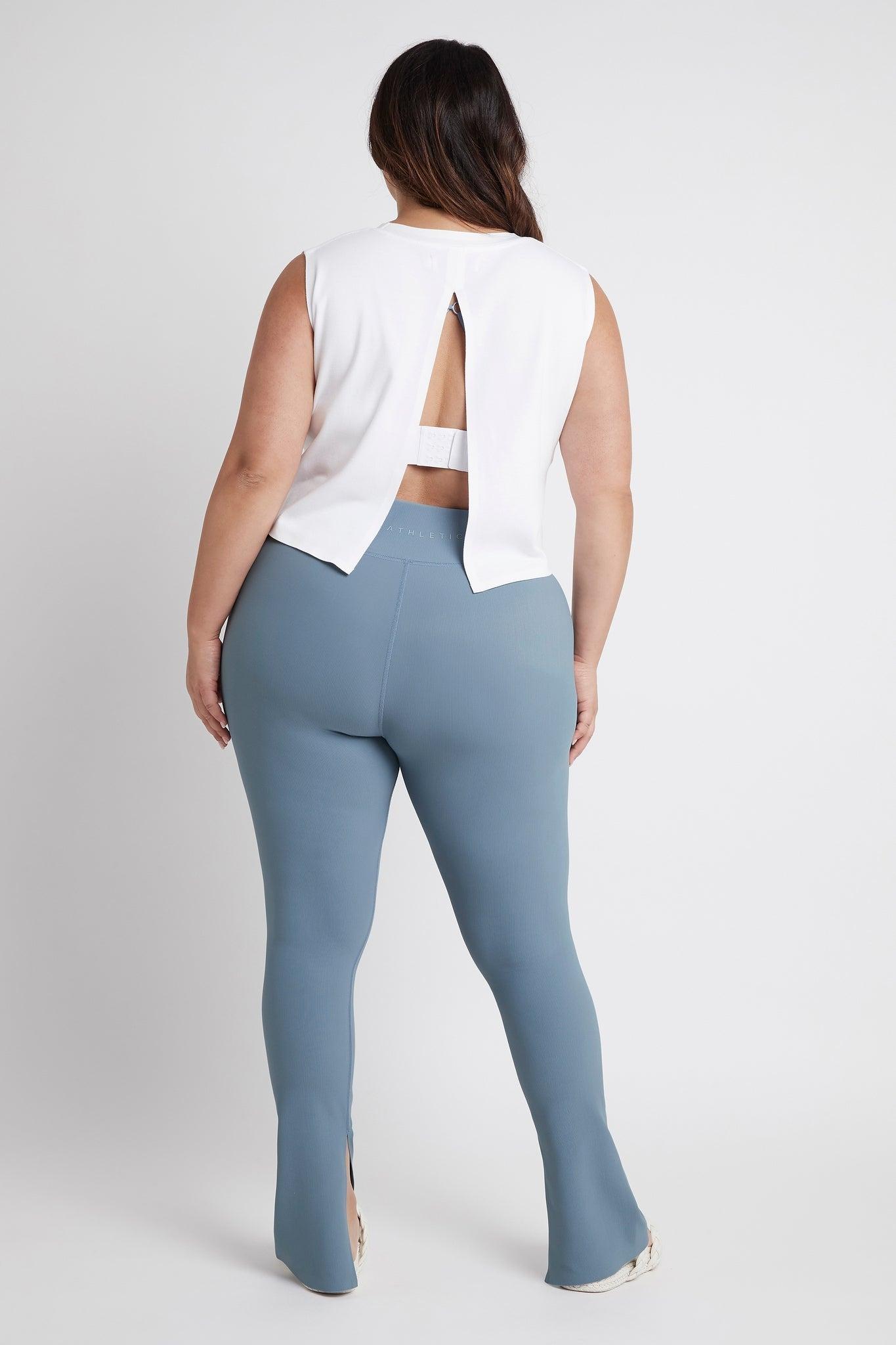 High Waist Split Hem Legging 205 Product Image