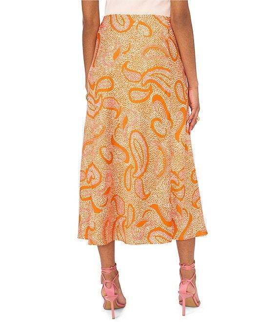 1. STATE Paisley Print Midi Skirt Product Image