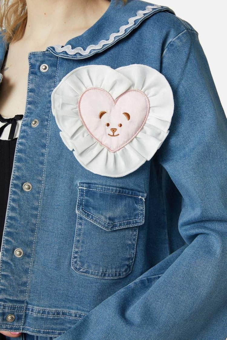 Sailor Teddy Denim Jacket Product Image