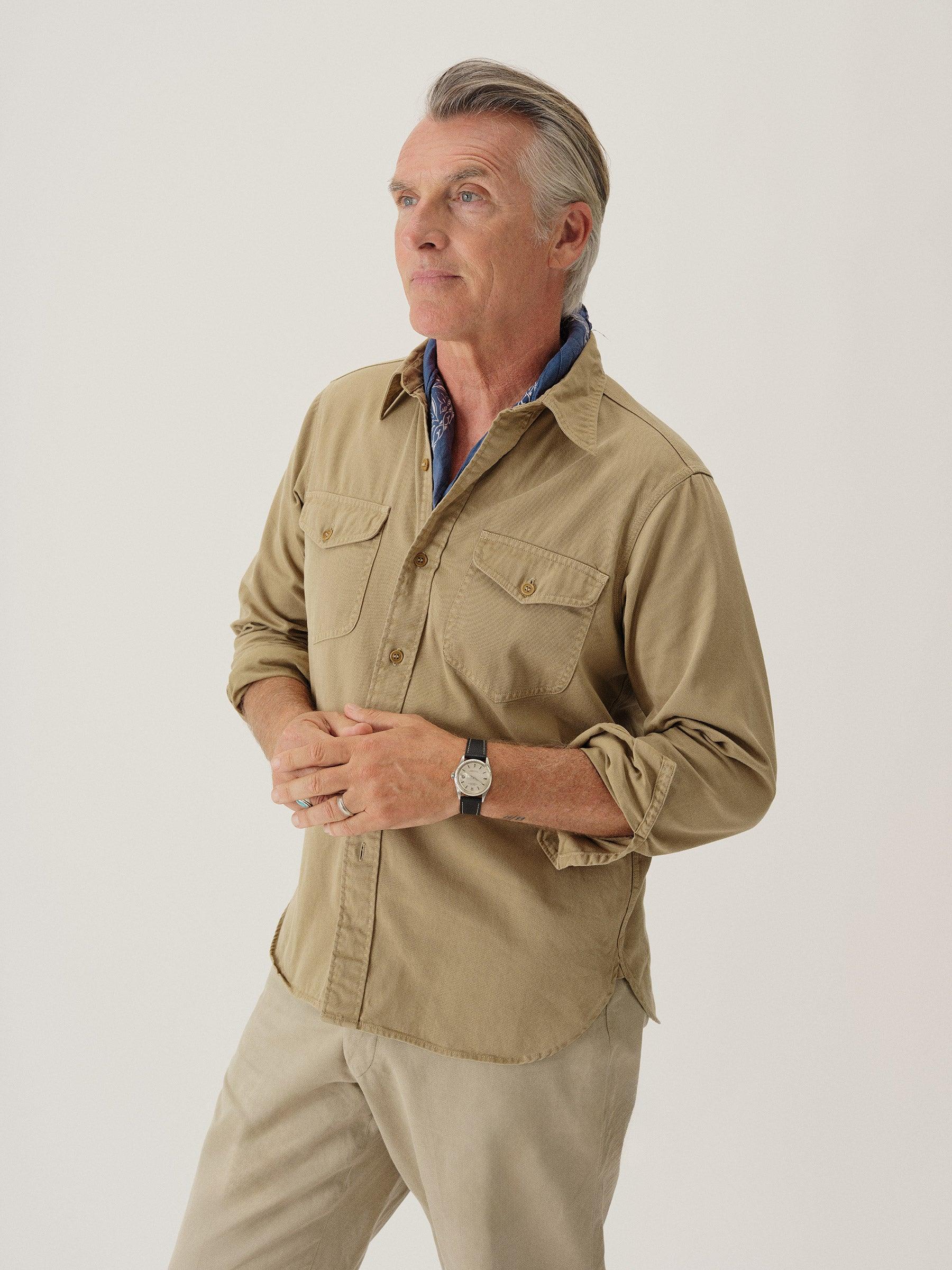 Canyon Khaki Tough Twill Workshirt Product Image