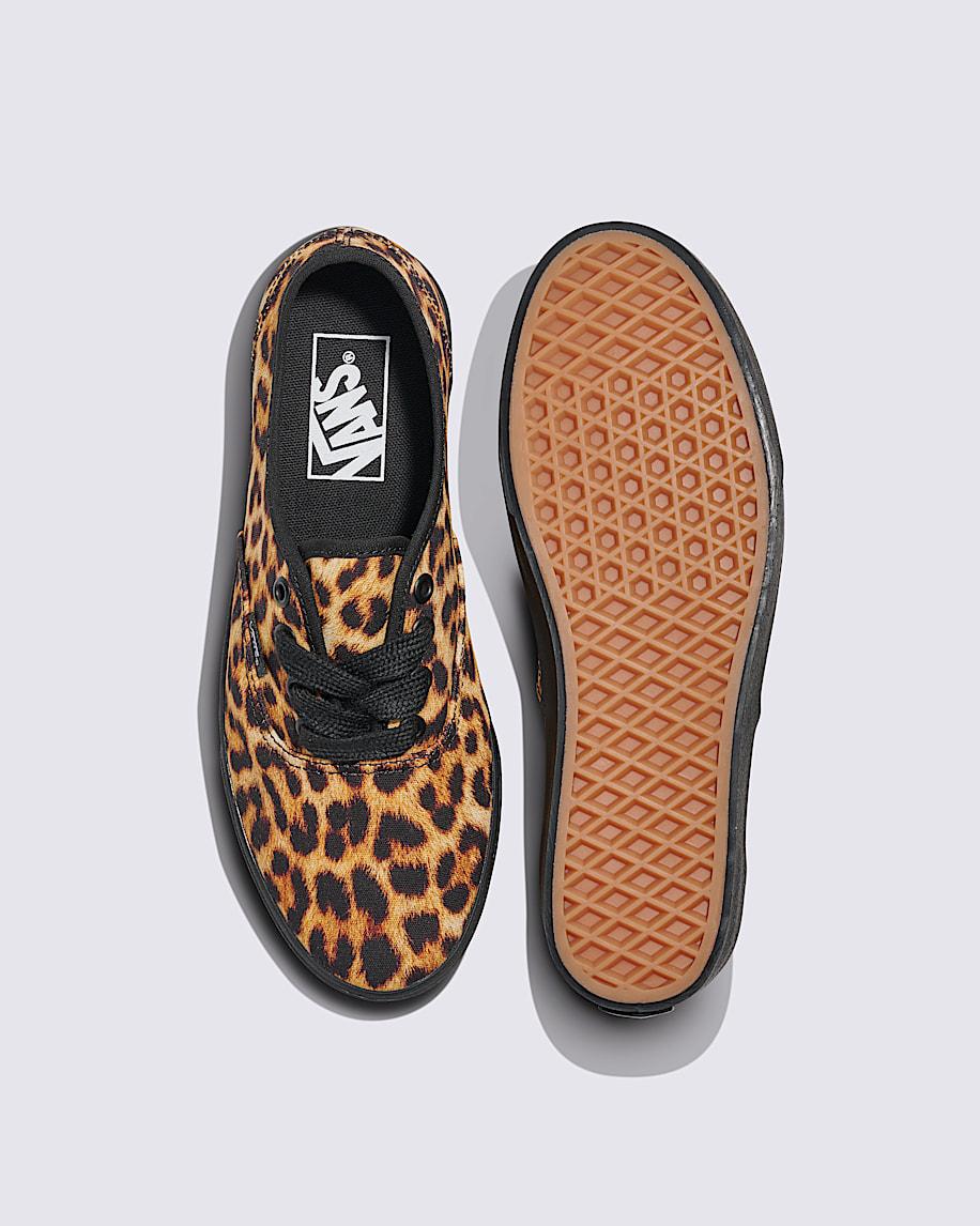 Authentic Lowpro Leopard Shoe in Brown / Black| Vans US Product Image