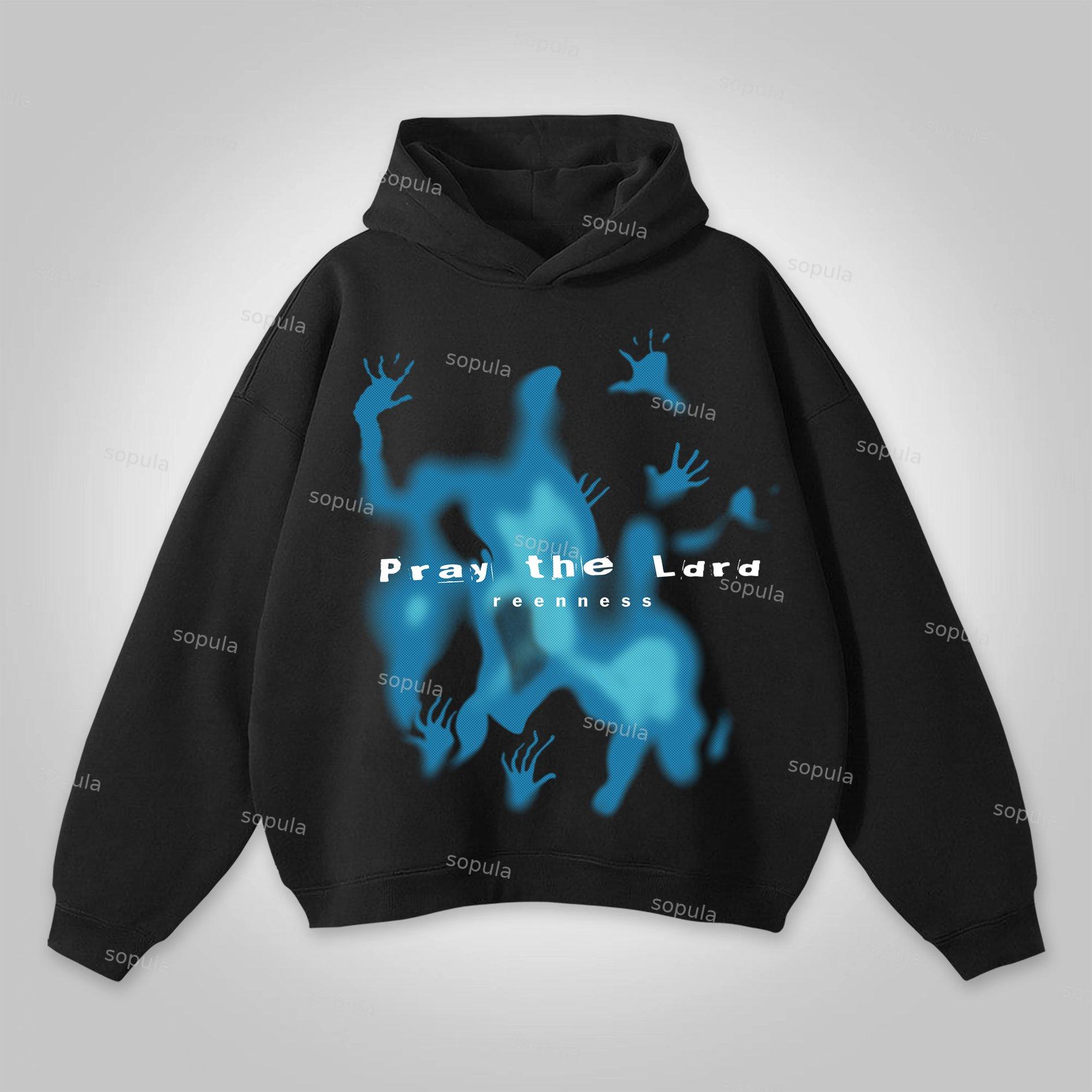 Aelfric Eden Abstraction Shadow Graphic Pullover Hoodie Product Image