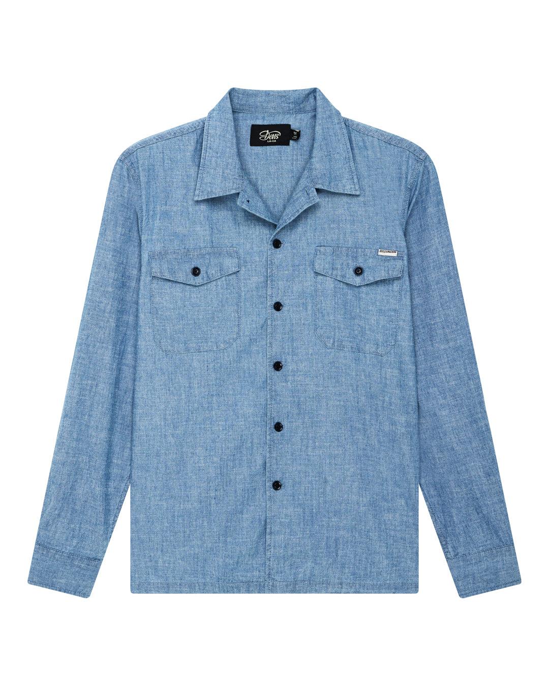 Forecourt Denim Shirt - Indigo Chambray Product Image