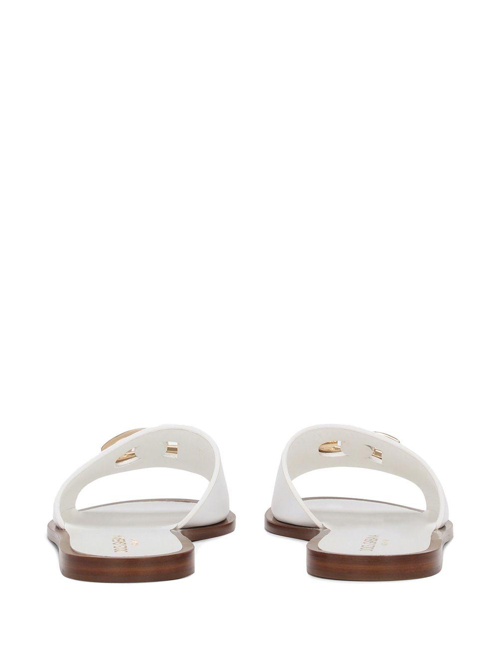 DG-logo leather sandals Product Image