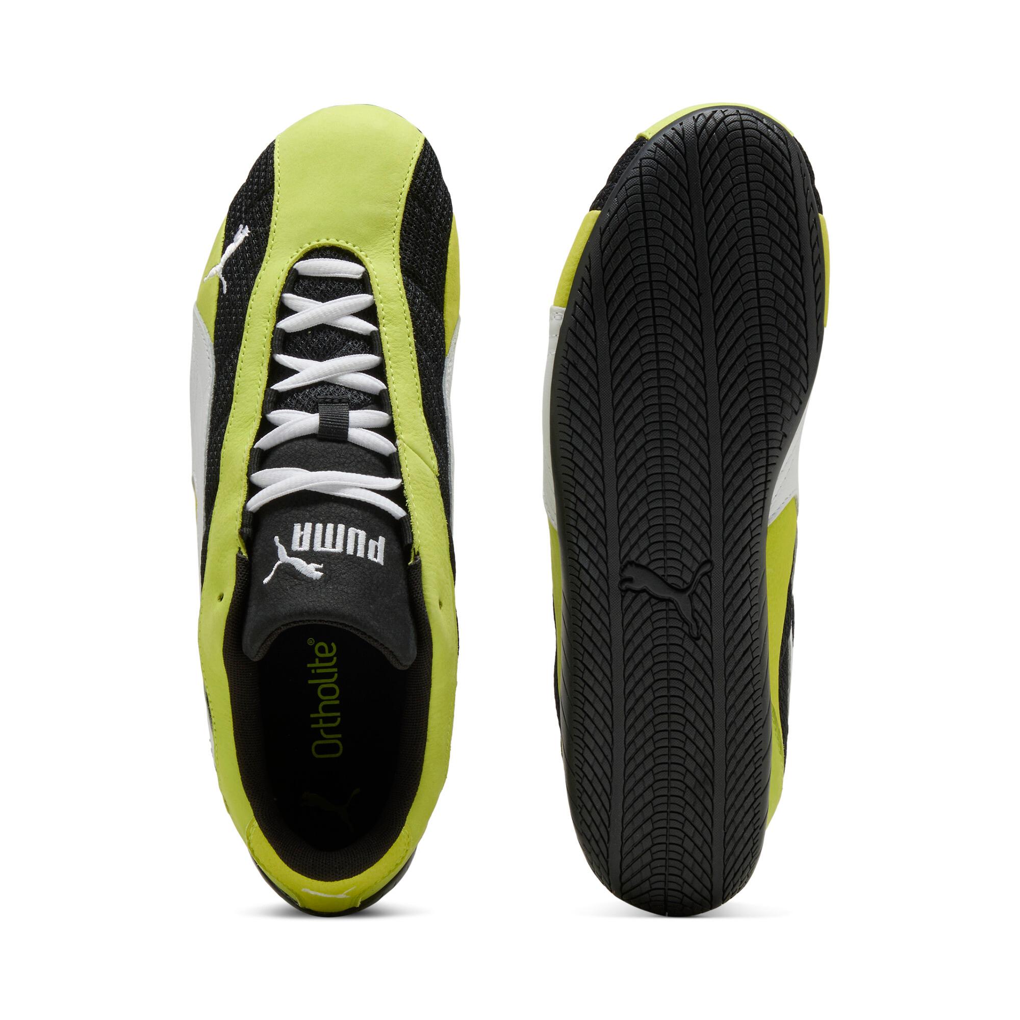 PUMA Speedcat Plus Sneakers Unisex in Lime Smash/White Product Image