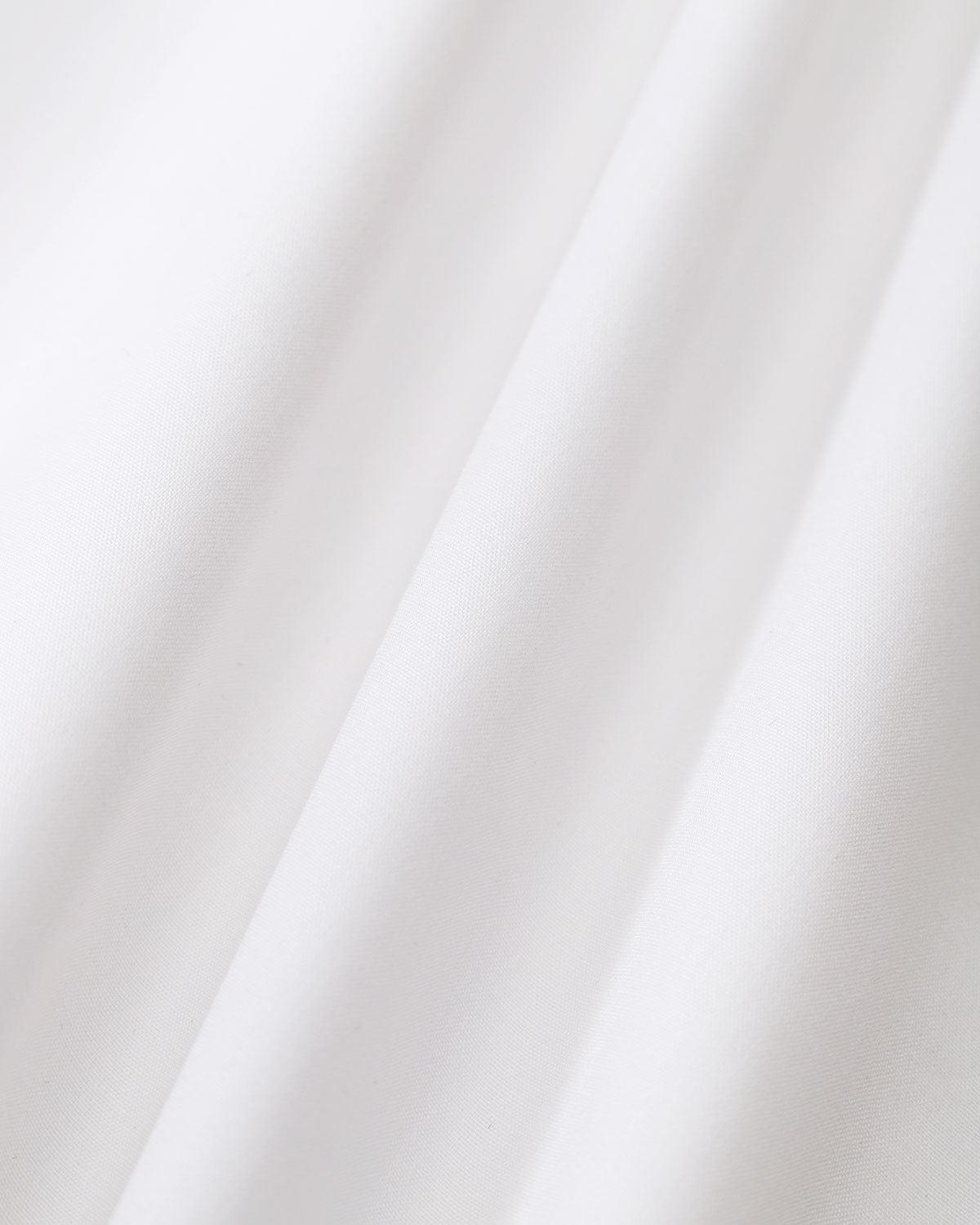 White Round Neck Pocket Maxi Dress Product Image