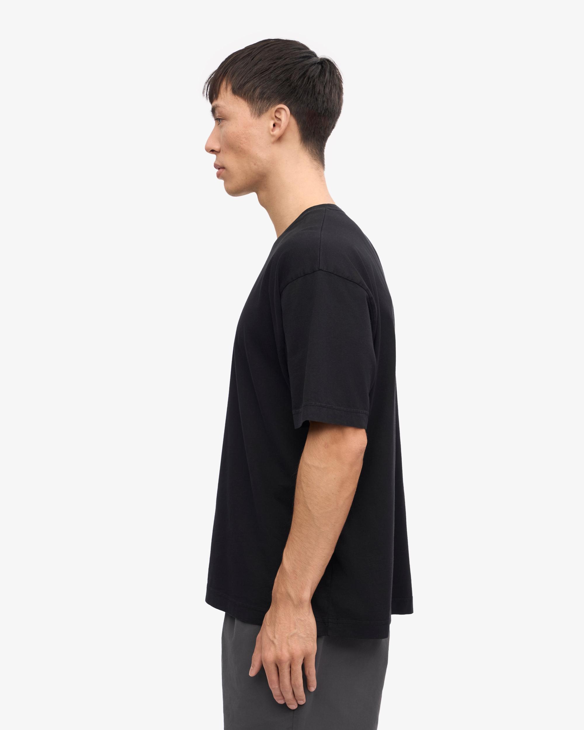 Oversized Organic T-Shirt - Deep Black Product Image