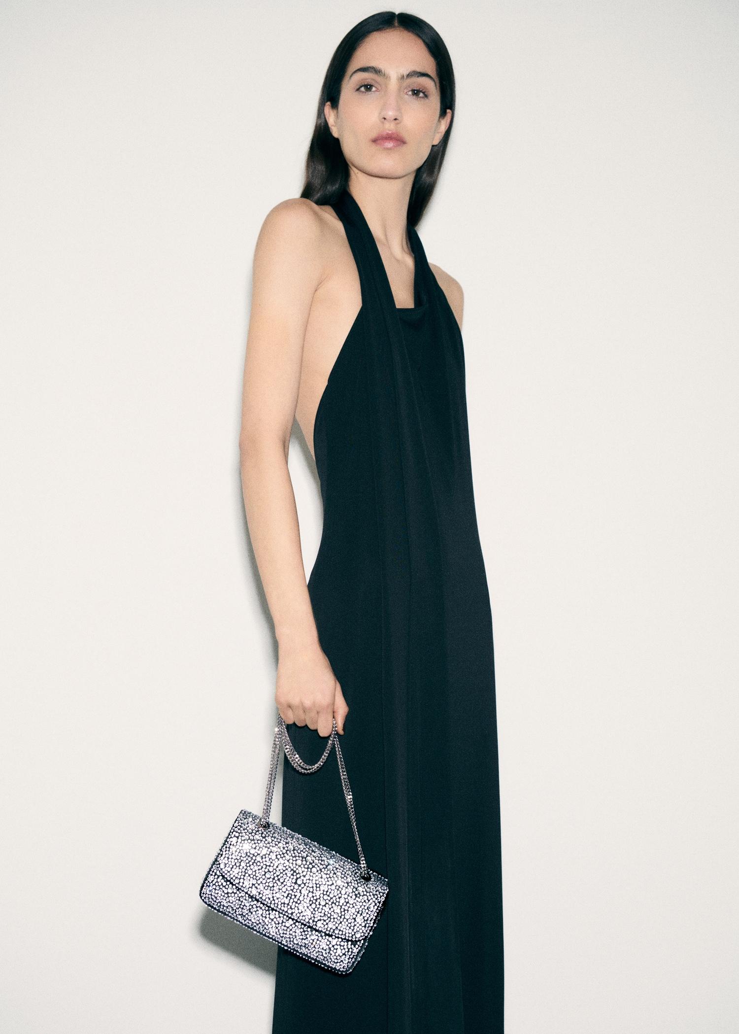 Crystal flap bag - Women | MANGO USA Product Image