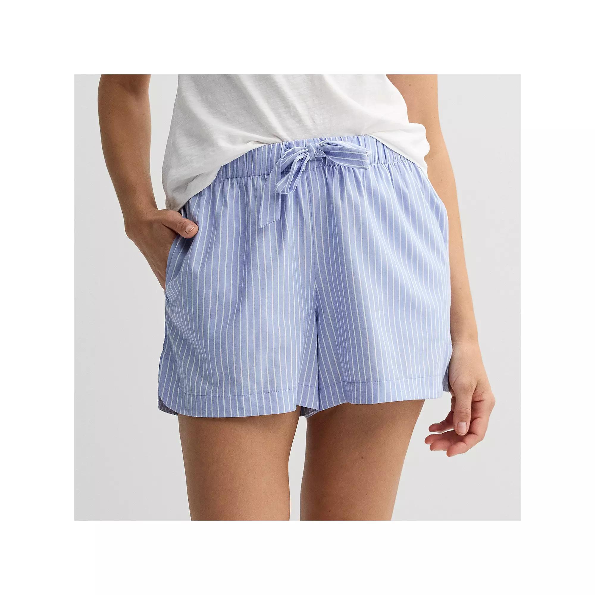 Women's Sonoma Goods For Life® Woven Pajama Shorts,  Product Image