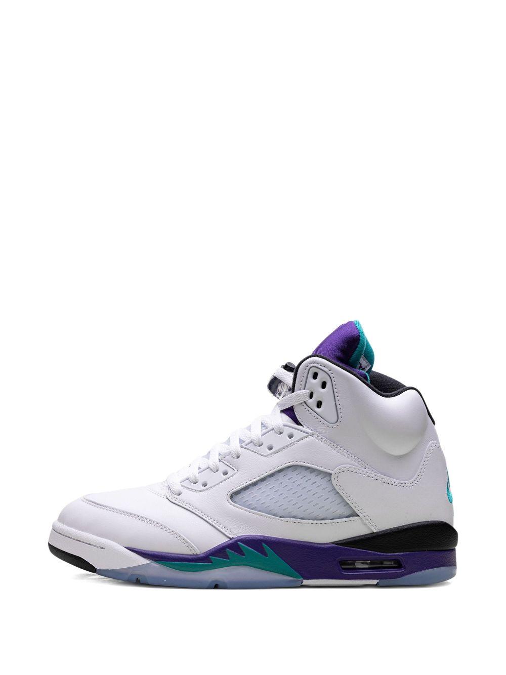 Air Jordan 5 Retro OG "New Emerald/Grape Ice" sneakers Product Image