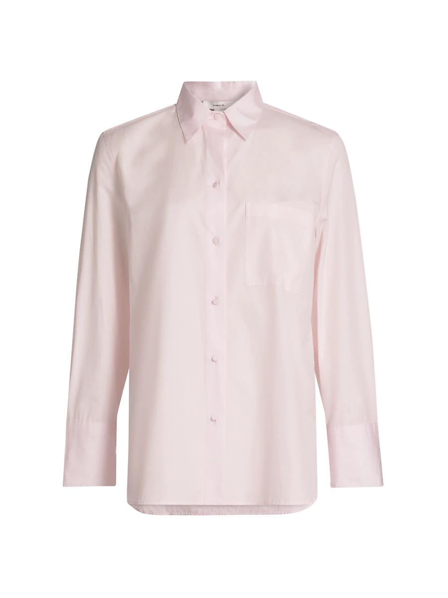 Cotton Relaxed Straight Shirt Product Image