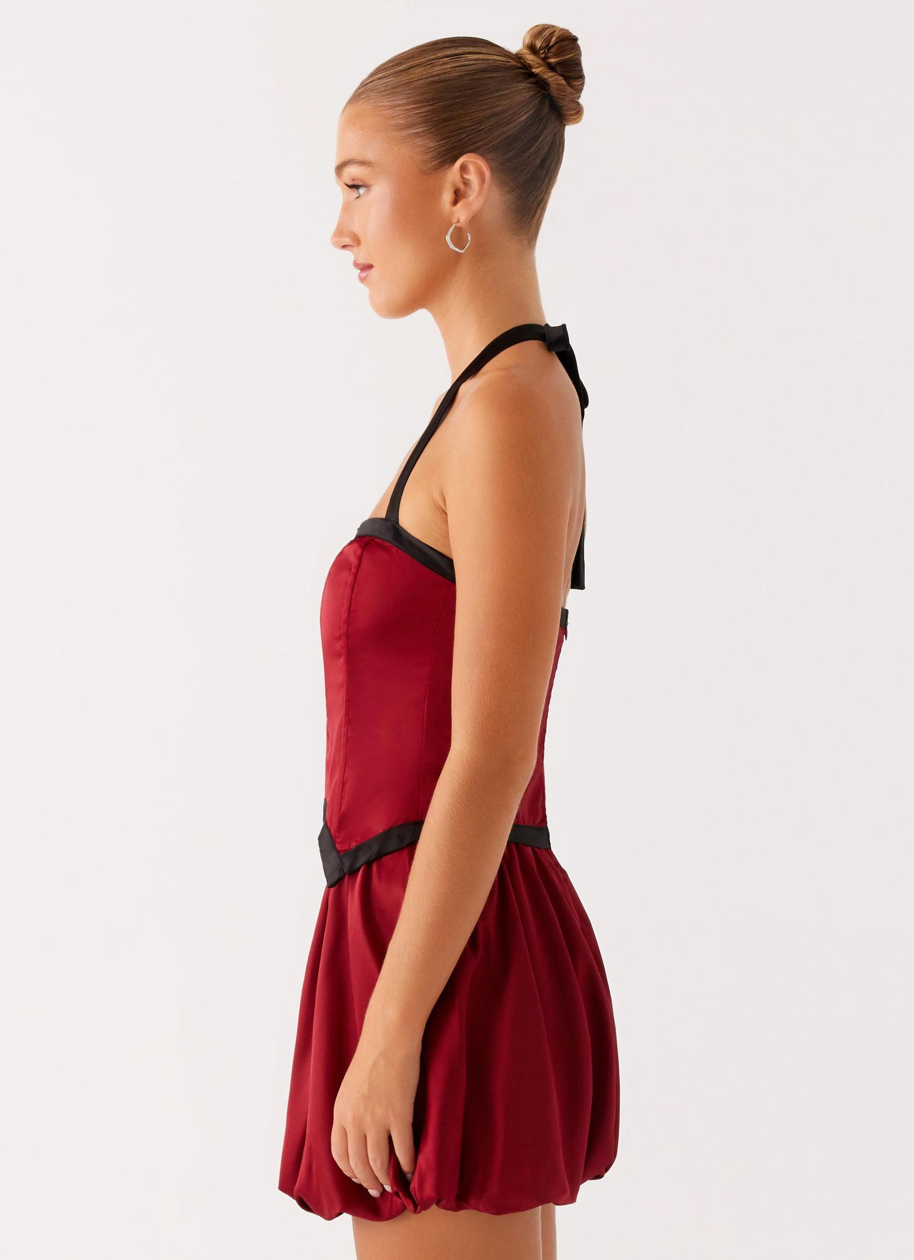 Pacific Mini Dress - Red Product Image