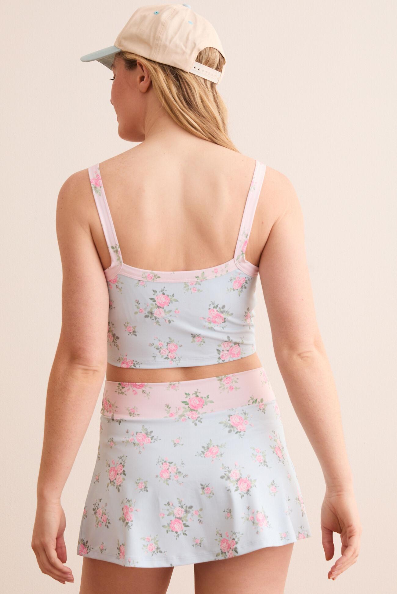 Tempo Floral Cropped Tank Product Image