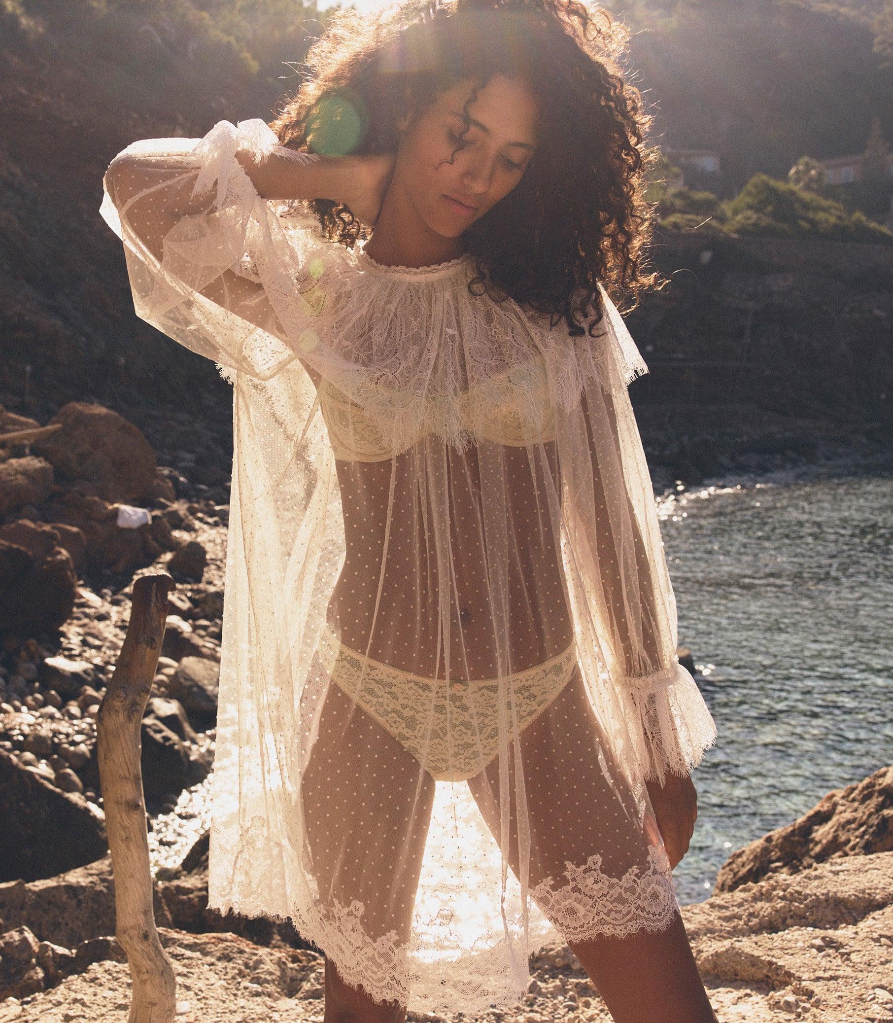 LILITH DRESS -- CREME DE LUNE Product Image