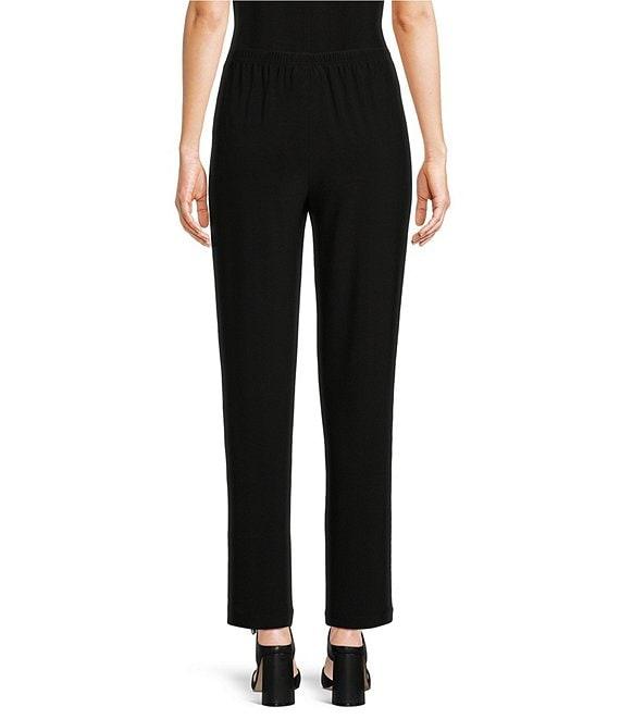 Caroline Rose Stretch Knit Jersey Tapered Leg Pull-On Pants Product Image