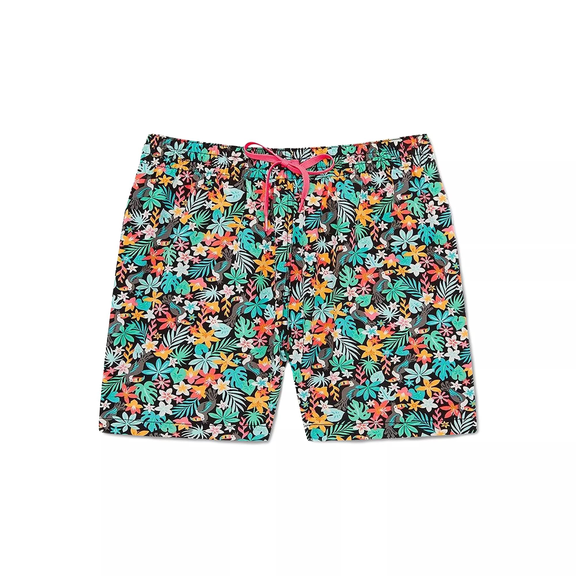 Men's Chubbies 5.5" Swim Trunks, Size: XXL, Black Team Product Image